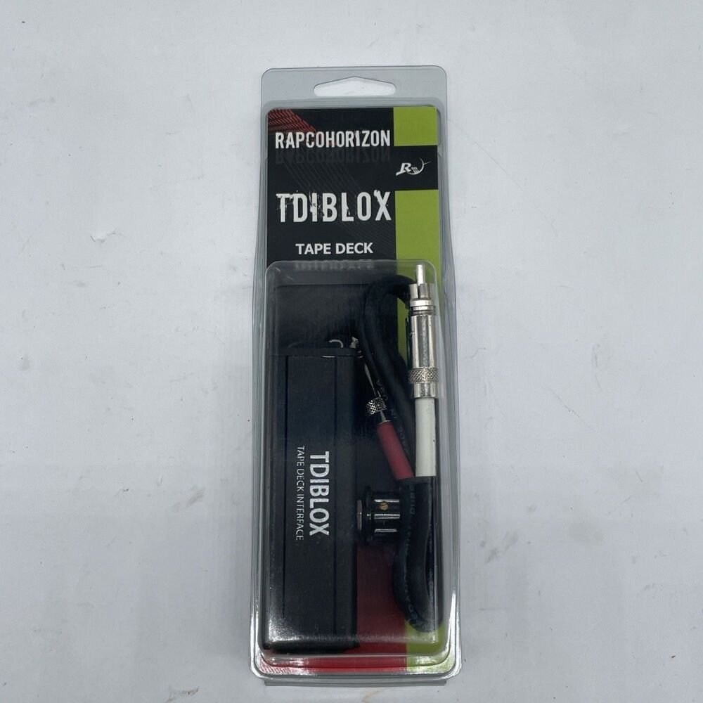 RAPCO HORIZON TDIBLOX Tape Deck Interface/DI box 2) RCAM IN - 1) XLRM OUT